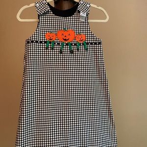 NWOT Bailey Boys - Girls Pumpkin Fall Reversible Dress